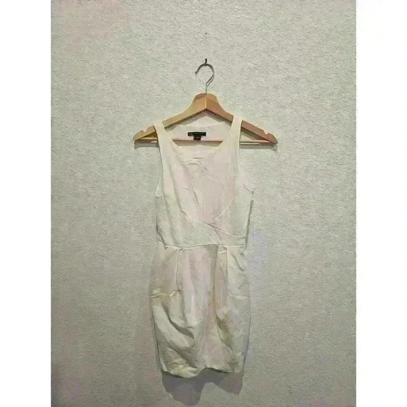 Armani EXCHANGE off white mini aline dress. SIZE 0 - Picture 3 of 4